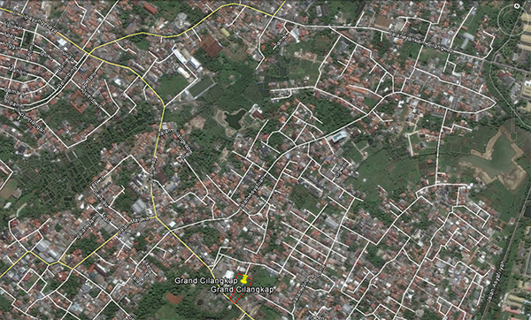 Peta Lokasi Perumahan Ekslusif Grand Cilangkap, Jakarta Selatan